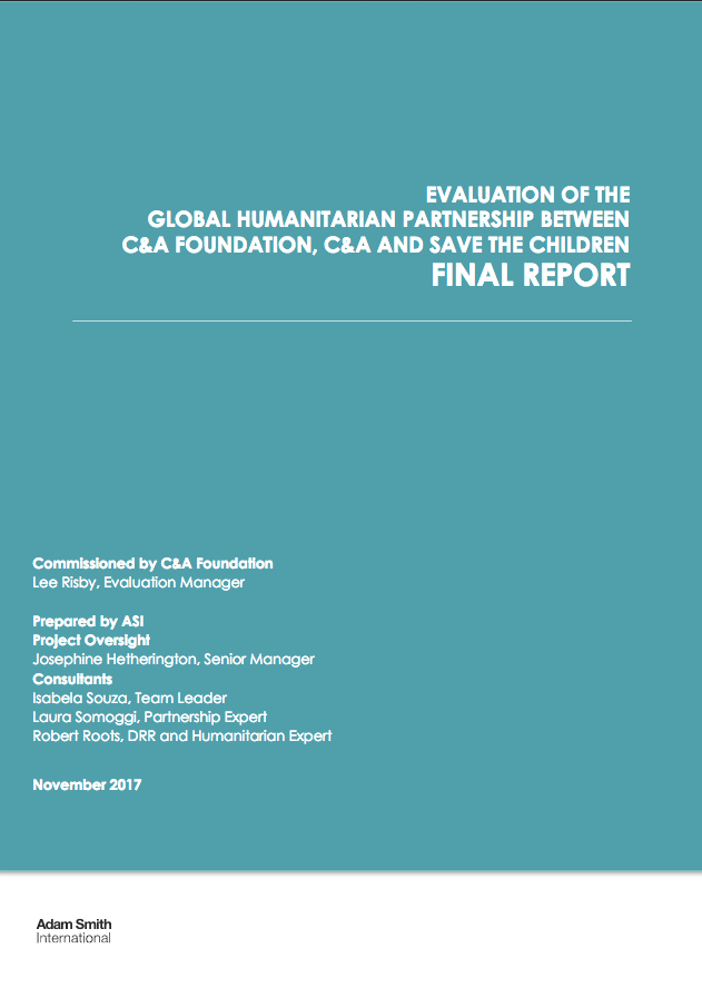 The “traditional” evaluation full report